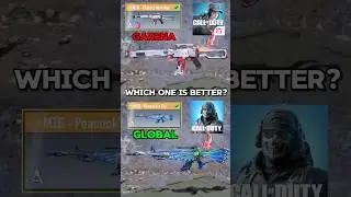 Legendary Skin in Garena vs Global Version in CODM