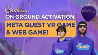 Cadbury Timeout On-ground Activation with a VR Meta Quest Game & Web Experience at Comic Con Arabia!