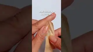 French Manicure Easy with Bandaid 2021 #shorts
