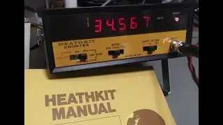 Heathkit Frequency Counter IM-4100 30MHz 1975 test teardown (Motorola S-1357A)