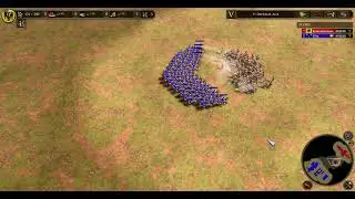 Who survives? French Veteran Cuirassier (Blue) VS German Imperial Needle Gunner (Red) - AOE3DE