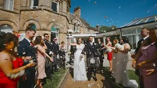 High School Sweethearts | A Cornhill Castle wedding | Scotland wedding videography
