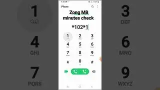 Zong MB minutes check code | how to check zong MBs