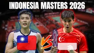 INTENSE RALLY‼️ Chou Tien Chen (TPE) vs Loh Kean Yew (SGP) | Indonesia Masters 2026