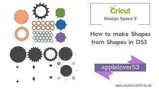 Cricut Design Space 3 Make Shapes from Shapes