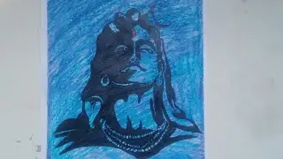 Mahadev// Mahadev drowing with oil pistol colour. @SandraCiresArt