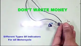HOW TO build Bikes  led Turn Signal indicator diy - NE555 basic Circuit