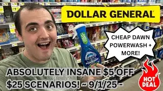 CHEAP DAWN POWERWASH + MORE AT DOLLAR GENERAL! ~ ABSOLUTELY INSANE $5 OFF $25 DEALS (9/1-9/7)