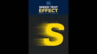 Adobe Photoshop tips to create this speed text effect! #bigsmileediting