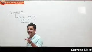 Current Electricity L-3 (Potentiometer ,Meter Bridge) | 12th Revision Series By Deepak Sharma Sir