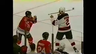 Sheldon Souray vs Ethan Moreau