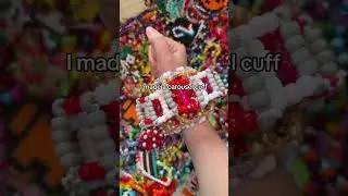I Made a BIG Kandi Cuff 😳 | Huge Kandi Bracelet  #bracelet #kandi #kandikid