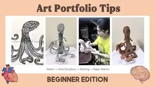 Art portfolio tips 👀✍ (past portfolio review)