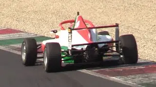 Italian F4 Championship Monza 2025 Test Day- 40 Tatuus F4-T421 in Action at the Temple of Speed!!!