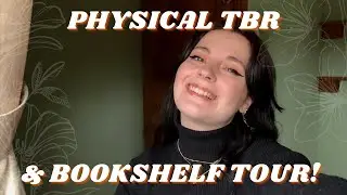 A Very Realistic Bookshelf Tour 📚☕️ My Physical TBR!