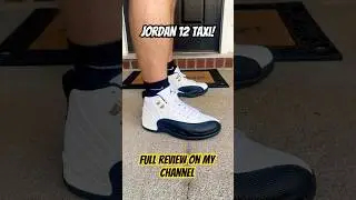 Jordan 12 Taxi!  Full review on my channel. #jordan #shoes #review.