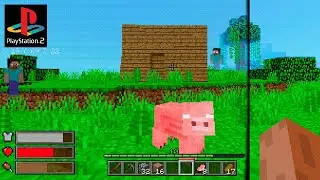 MINECRAFT PLAYSTATION 1 É ATERRORIZANTE (PS1 VERSAO SECRETA)