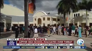 Jupiter High School students evacuated to civic center