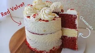 Red Velvet Cheesecake from Scratch | Marisha's Couture Cakes #redvelevet #cheesecake #baking #cake