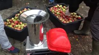 Sok z jabłek / cydr 2015 1/3 cider making  hydropresse