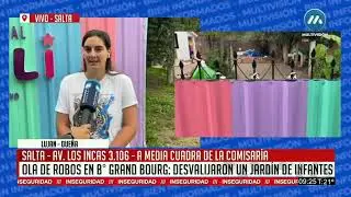 ESVALIJARON UN JARDÍN DE INFANTES A MEDIA CUADRA DE LA COMISARÍA