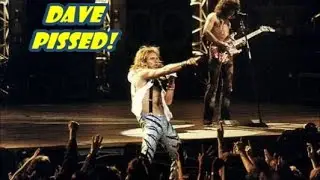 David Lee Roth pissed after being hit in the eye,while performing 1984