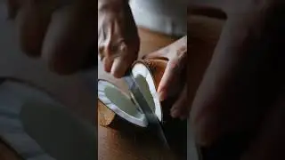 ASMR cutting fruit🥥 #asmrsounds #food #satisfying #buahbuahansegar