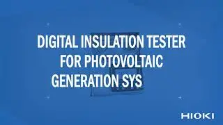 🔌 Reliable Insulation Testing for Solar Installations &ndash; HIOKI IR4053 ☀️