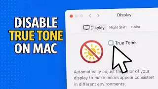 How To Turn Off True Tone on Mac