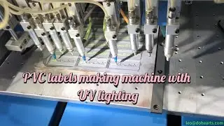 PVC labels making machine with UV lighting#shorts