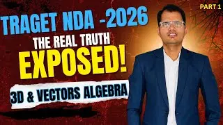NDA Maths 2025 | 3D AND VECTOR ALGEBRA  || #ndatricks by rawat sir