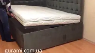 Corner bed for bedroom