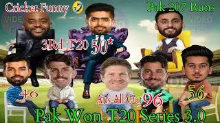 Pakistan vs Australia 3Rd T20 Highlights | Cricket Funny Video | Pak Won T20 Series 3.0 