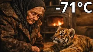 She Saved a Tiger Cub Caught in a Trap...hen Something Incredible Happened at Her Door ❄️🐅