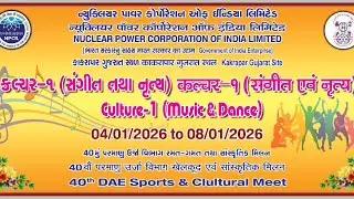 Pushkar Dance Performance DAE 40th Sports & Cultural Meet 2025-26 Music & Dance Yogesh Sharma Kota
