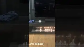 Automatic Bio Ethanol Fireplace With Remote #ethanolfireplace #artfireplace #electricfireplace