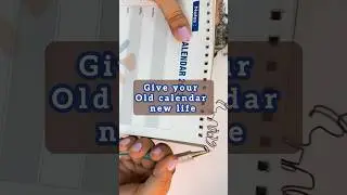 Old calendar reuse idea | kitchen decor | Home Deco DIY #shorts #diy