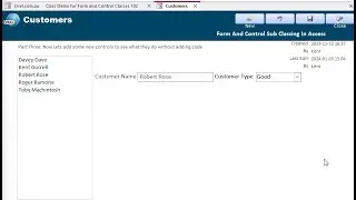 Form SubClass in MS Access 102
