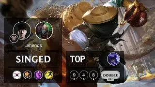 Singed Top vs Ryze - KR Challenger Patch 9.11