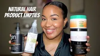 Natural Hair Product Empties | Bask and Bloom, Creme of Nature, Pattern Beauty, Briogeo + MORE!