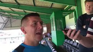 Chester FC joint-manager Anthony Johnson reacts to his side's 8-1 defeat at Blyth Spartans