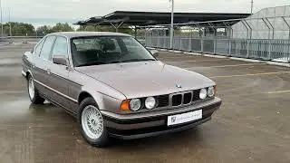 1990 BMW E34 520i - Luxorbeige, Nutria Cloth - 86.000 km - Oldenzaal Classics
