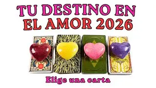 ⚠️❤️Tu destino en EL AMOR 2026 ❤️ ✨ TAROT interactivo 💖 ELIGE UNA CARTA ⚡️