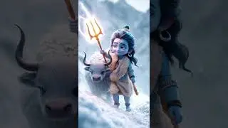🕉️ Divine  Snow | Magical Himalayan Journey ✨ | Pixar-Style Short Film #shorts #ai