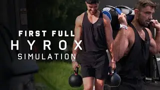 MY FIRST FULL HYROX SIMULATION 🏆 // HYROX TRAINING PREP EP. 3