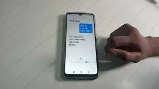 how to increase text size in Redmi 10S prime mobile
