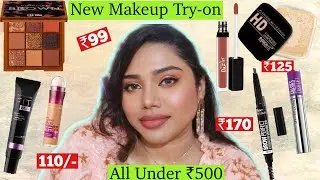 New Amazon affordable Makeup try-on | all under 500/- rupees | Shamvi Krishna