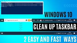Windows 10 Tip: Clean up the taskbar