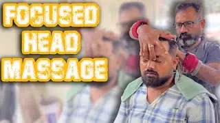 Indian Barber Focused Head Massage ASMR | Day 19 #asmr #30days30barber #30dayschallenge #viral