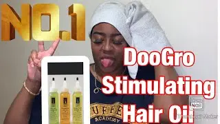 DOO GRO| Stimulating hair oil application for full/thick NATURAL AFRO hair 2019] Samanthaaa Cabey